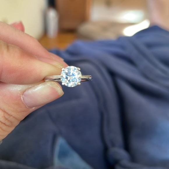 1.20 ct diamond solitaire 10k engagement ring